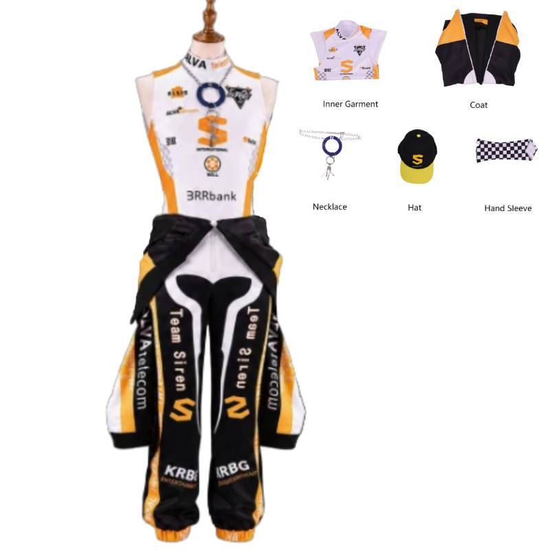 Identity V Knight Air Force Cosplay Attire With Breathable Polyester For Fan Events