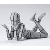 TAMASHII NATIONS S.H.Figuarts Body-chan -Wireframe- (Gray Color Ver.) Approximately 135mm PVC & ABS Painted Movable Figure