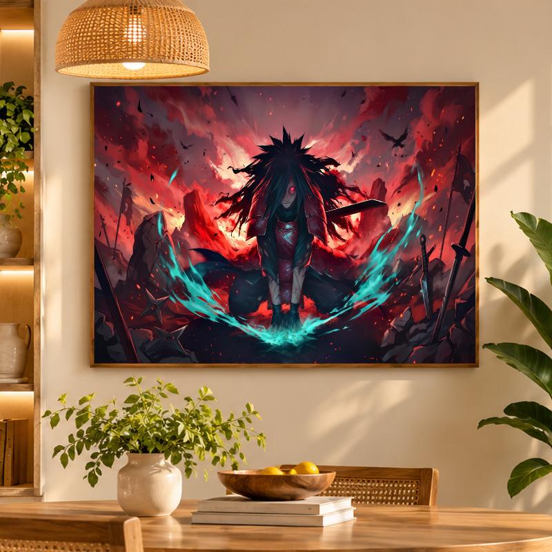 5D Diamond Painting Madara Uchiha DIY Full Drill Diamond Art Kit Home Decoration
