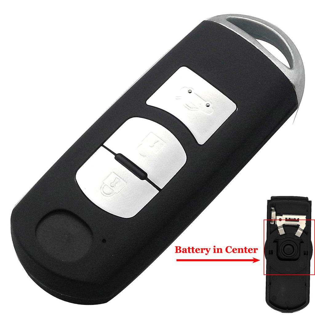 Jingyuqin 3 Tasten Smart Key Shell für MAZDA M2 M3 M5 M6 CX-3 CX-5 Demio Axela Premacy Atenza Auto Remote Keyless Fall fob