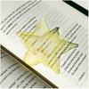 Creative Fruit Slice Bookmarks Simulation Funny Translucent Design For Fixed Book Cartoon Cute Acrylic Note Bookmarks Gifts