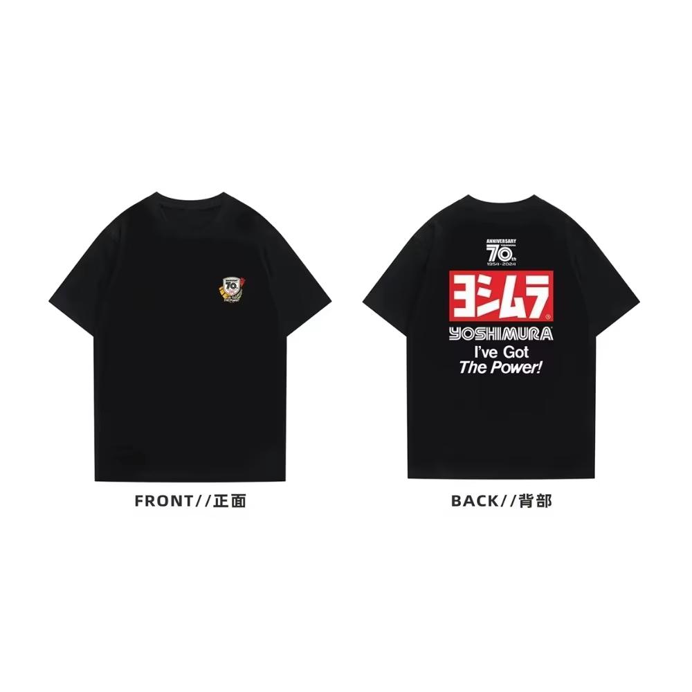 

2026 Exhaust 70th Motorcycle Modified Printed Graphic Tee UNISEXs and Womens Short Sleeve Tshirt UNISEXs Clothing Streetwear 4XL