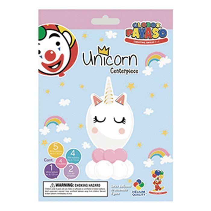 Décoration de fête - Ballons Licorne - 10 pcs - Blanc