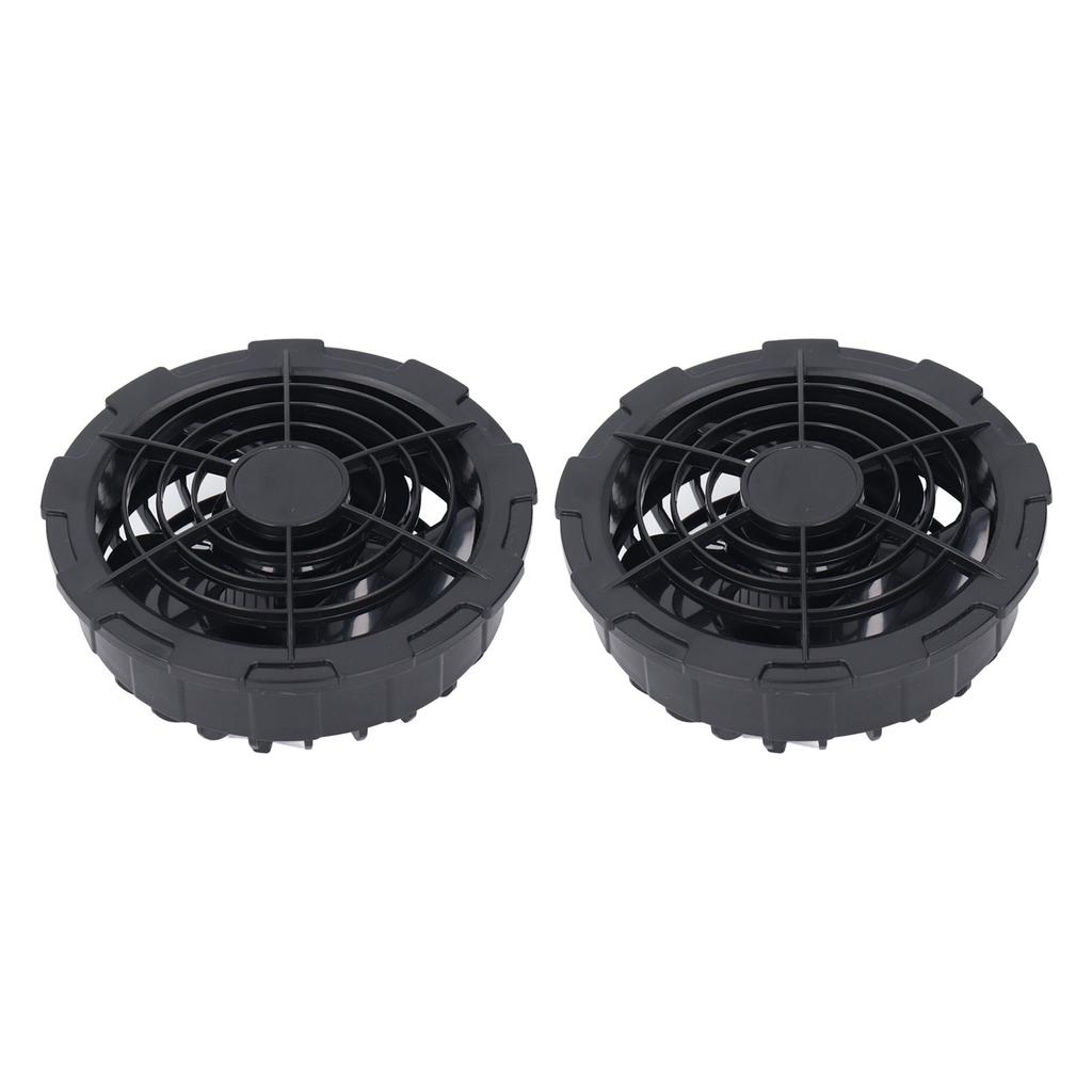 2PCS Cooling Jacket Fans 5V 0.6A Cable USB Powered Brushless Motor Fan for Air Conditioning Clothes