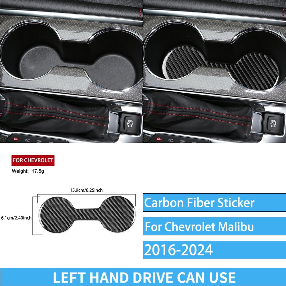 Carbon Fiber Car Accessories Gear Shift Dashboard Air Vent Interior Cover Trim Modified Sticker For Chevrolet Malibu 2016-2024