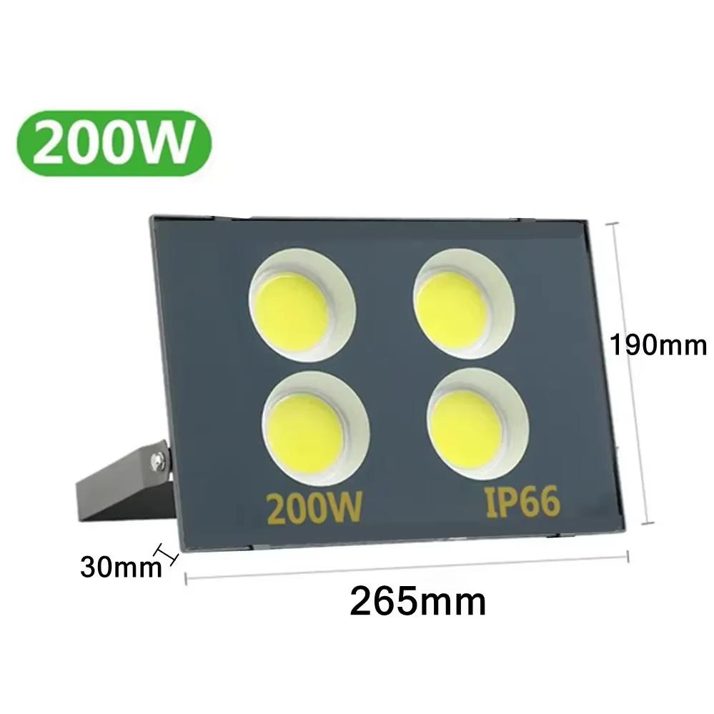 LED Outdoor Floodlight AC220V Spotlight IP66 Waterproof Lamp 50W 100W 200W 300W  500W 600W Led Flood Light Garden Street Lamp
