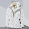 Mens Womens Camouflage 3-in-1 Detachable Winter Outdoor Jacket With Fleece Liner Windproof Waterproof Skiing Hiking