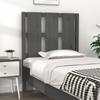 Day and Night - Day and Night Headboard Solid Gray Pine Wood 80.5x4x100 Cm