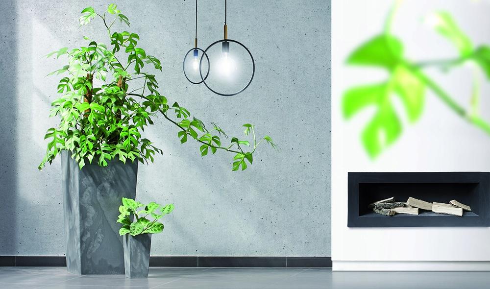 Effect Urbi DURS225E Tall Flowerpot with Insert | Anthracite