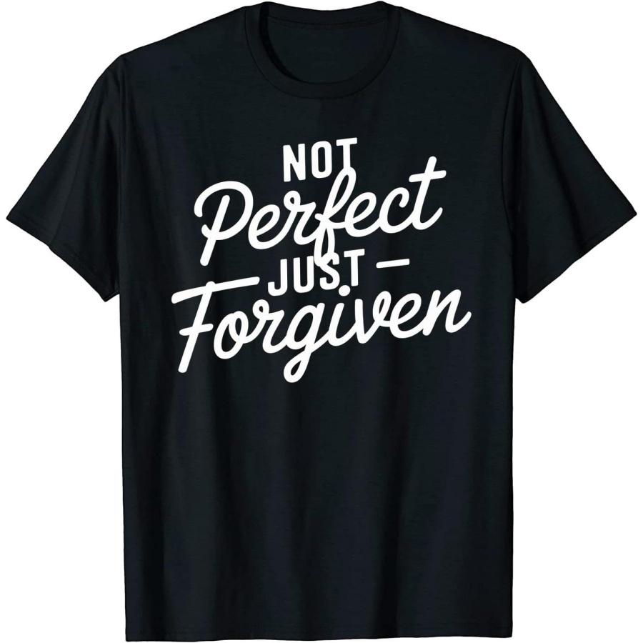 Not Perfect Just Forgiven Christian Easter Day God Jesus Tshirt 3 T-Shirt for Men, Women Black XXXXXL разноцветный