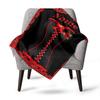 Custom Name Black Red Lace Corset Home Customize Your Name Blankets Comfortable Soft Lightweight Allseason Multipurpose Blanket Picnic Sofa Office Bed