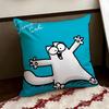 Cartoon SSimons Cat Cushion Cover Reversible Soft Durable Pillow Cover Home  Car MultiScene Use for Daily Comfort