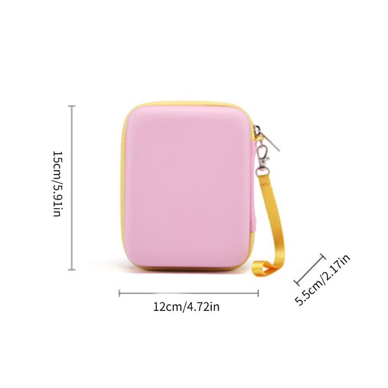 Universal Picks Pouch Storage Box Guitar Pick Holder Case Splashproof Pouch Carrying Bag with Lanyard Guitar Accessory