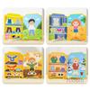 Dress Up Puzzles Montessori Toys Change Clothes Jigsaw Puzzle Box Matching Games Dressing Kid's Travel Set Christmas Gifts