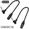 XLR 3 Pin To 6.35mm 1/4" TS/TRS Male Audio Cable, Stereo 6.35mm To XLR Plug Stereo Mic Audio Connector for Microphone