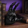 Black Matte Halloween Claws Decoration, Wall Mounted Creepy Hands, Spooky Claw Ornament, Gothic Photo Props Prop for Haunted House Party, Dark