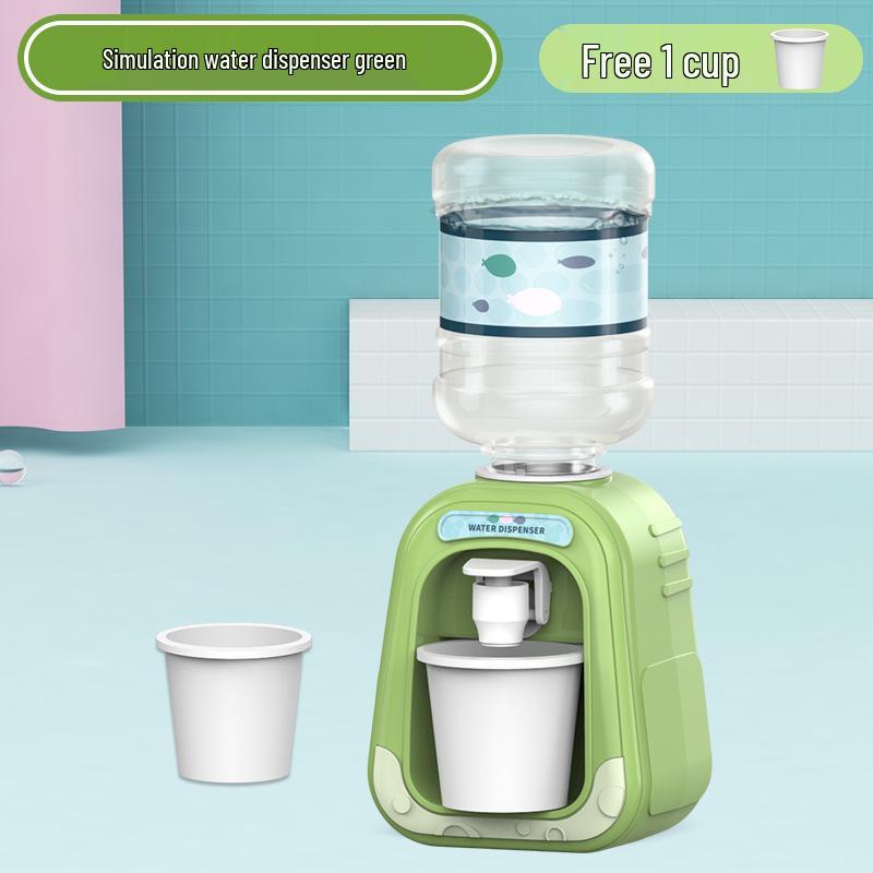 Yellow Duck Children's Mini Water Dispenser Toy - Educational Kitchen Playhouse Drink Machine