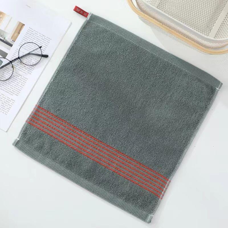 

4pcs Cotton Striped Hand Towels Quick Drying Super Absorbent Washcloths Soft Multifunctional Towels 35*35cm(13.78*13.78 inch)