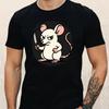 T-Shirt Men Dangerous Cartoon Mouse Motif Cotton Size S To 5XL
