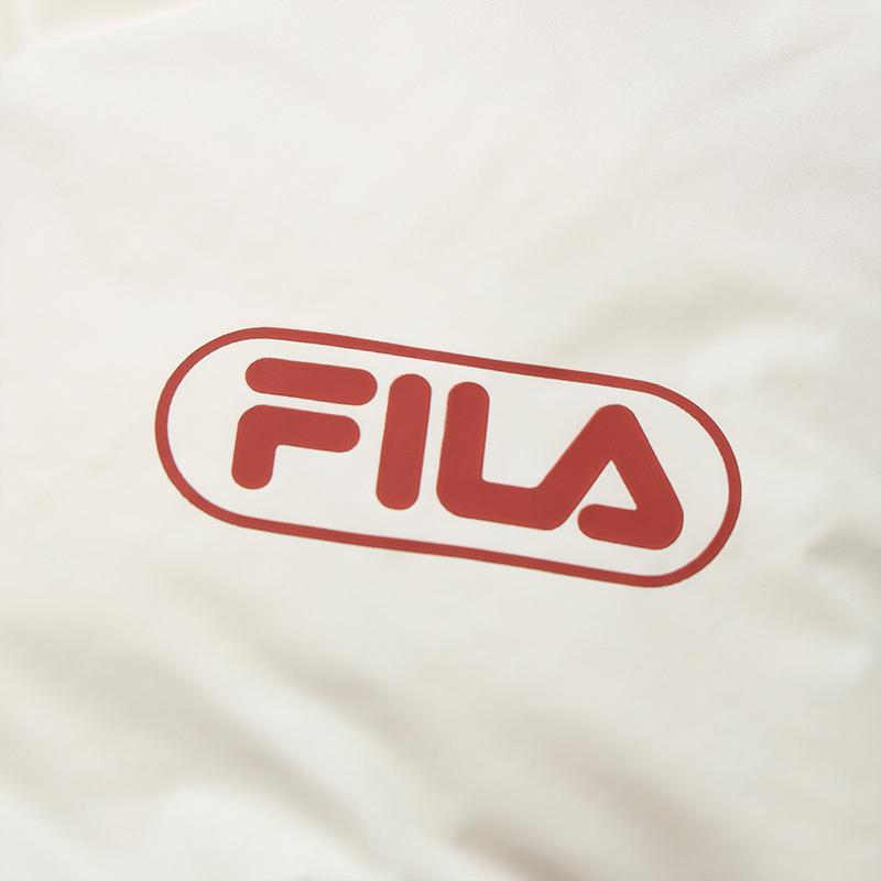 Fila Original Fashion Trendy Versatile Comfortable Casual Short Loose Warm Hooded Down Jacket Women Outerwear Cloud-Peak-White F11W549901FIV