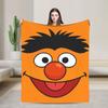 S-Sesames Streets Tango Elmo & Grover Blanket Soft Fluffy Plush Throw Blanket For Child Living Room Flannel Bedspread Bed Cover