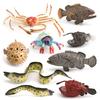 Autocolante Magnetice pentru Frigider cu Animale Marine Artificiale Crabul Păianjen Peștele Glob Pescărușul Peștele Pescăruș Crabul Pustnic Anghilă Magneți pentru Frigider Cadouri