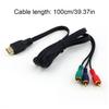 3\-in\-1 Computer Video Adapter HD Male To 3 Audio Video AV Cable Cord Adapter Converter Connector Component Cable