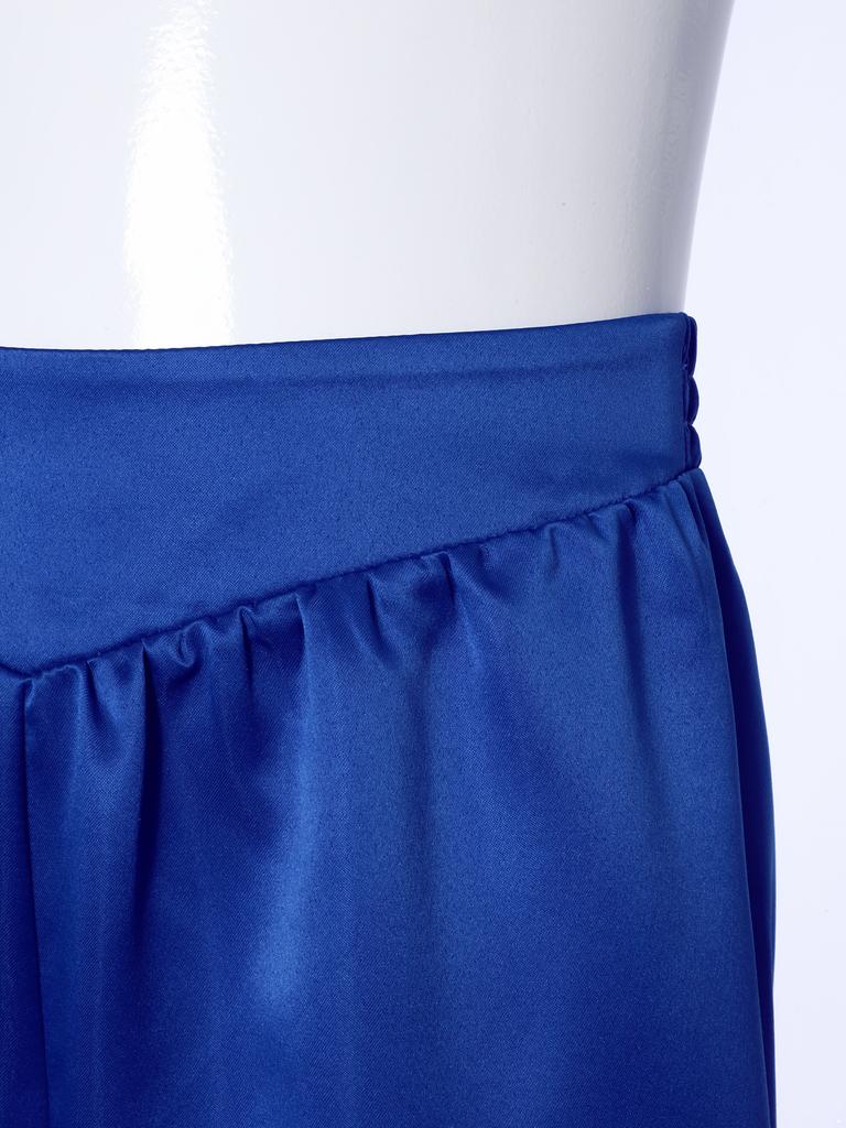 Unisex Dětské Středověké Capri Kalhoty Jednobarevné S Vysokým Pasem Elastické Otvory na Nohách Karneval Cosplay Halloweenský Kostým