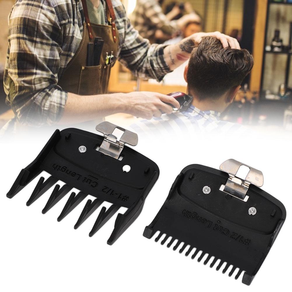2pcs Professional Comb Guide Set Hair Clipper Spare Parts Hairstyling Limit Combs Accessory