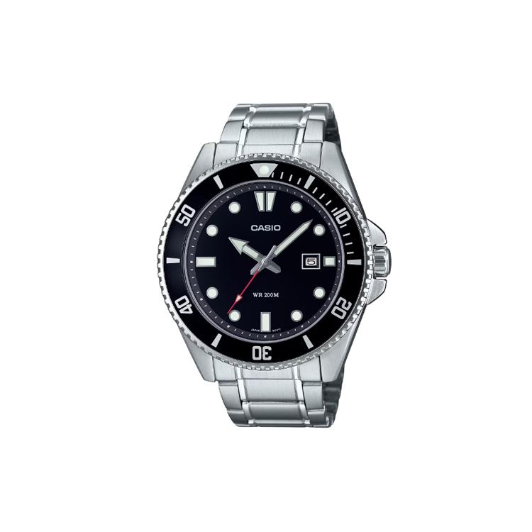 CASIO Men Black Watch MDV-107D-1A1 MDV-107D-1A1 Black Dial