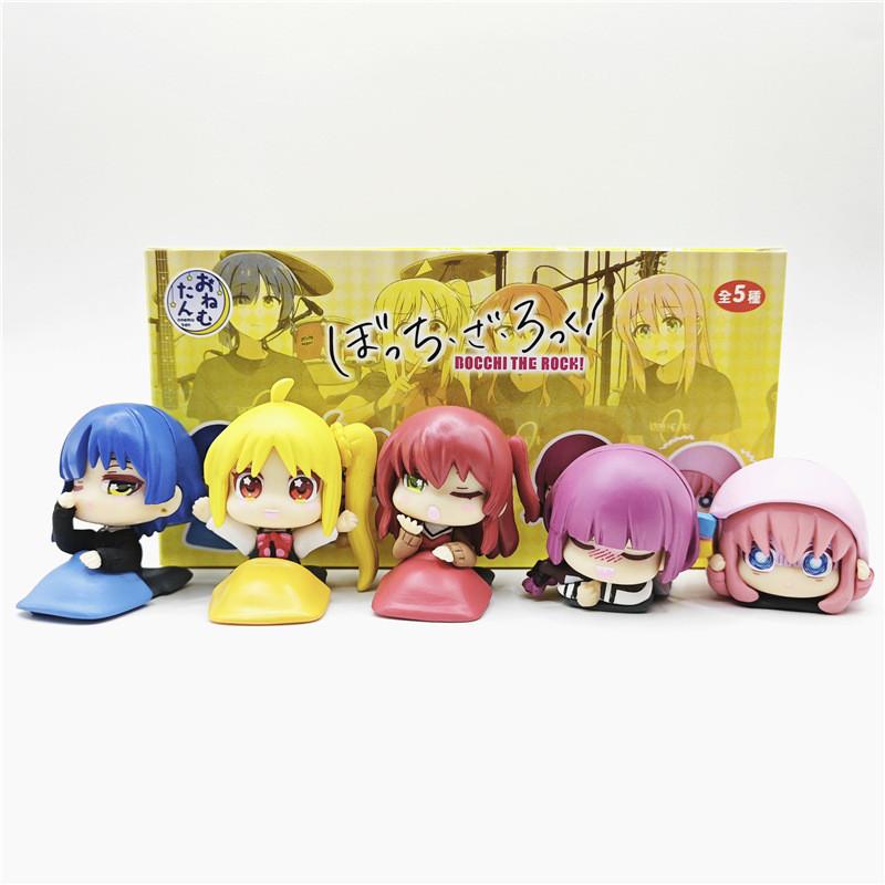 The Rock Bocchi Gotoh Hitori Anime Character Sleeping Series Model Ornaments
