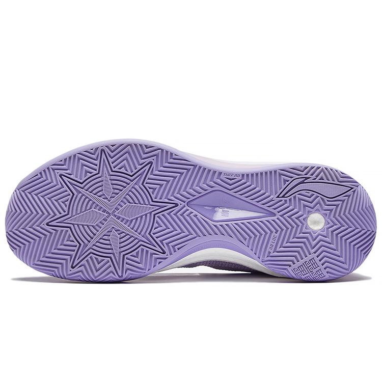 Li Ning Liren 3 Basketball Shoes Men's Mid top Lilac ABAS089-2