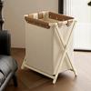 Stylish Foldable Laundry Hamper - Extra Large Capacity Dirty Clothes Basket, Portable Storage Organizer for Home Bedroom Closet