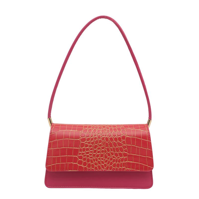 New Trendy Texture Fashionable Simple and Versatile Ins Handbag New Shoulder Bag High End Textured Women's Bag