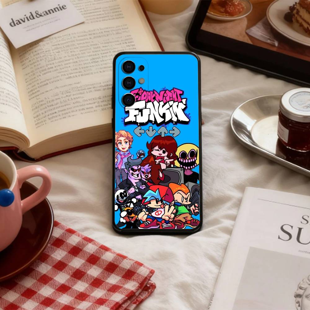 

Rhythm game Friday Night Funkin Phone Case For Samsung S 25,24,23,22,30,21,10,9,Ultra,Plus,Lite,FE,4,5 G Soft Black Case Samsung S22ULTRA5G