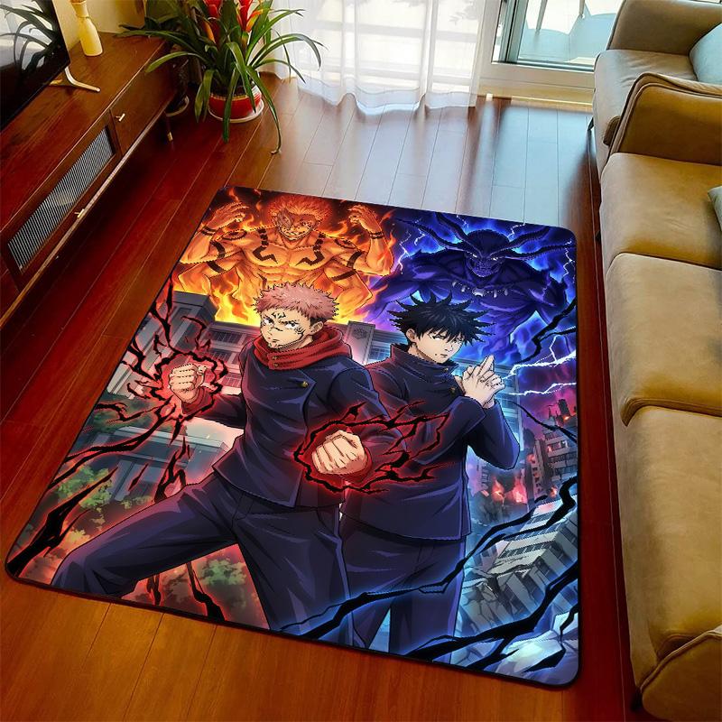 Jujutsu Kaisen Floor Mat Rug Carpet Non Slip Soft Area Rug Bedroom Living Room Home Decor -QJY