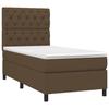 3141972 vidaXL Divan Bed with Mattress Dark Brown 80x200 Cm