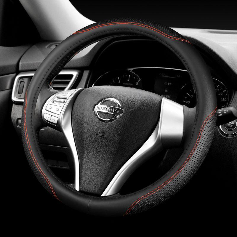 D0X Echte Lederlenkradabdeckung für Nissan Sylphy, Murano, Old Teana, Qashqai, Sunny, Livina, Tiida.