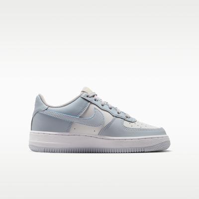 Kids' Sneakers Nike Air Force 1 Low Platinum Tint Alabaster Aura (GS) Platinum Tint/Alabaster/White/Aura