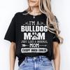 Bulldogi ema T-särk kingitus Täpselt nagu tavaline ema, ainult palju lahedam Koeraema Unisex