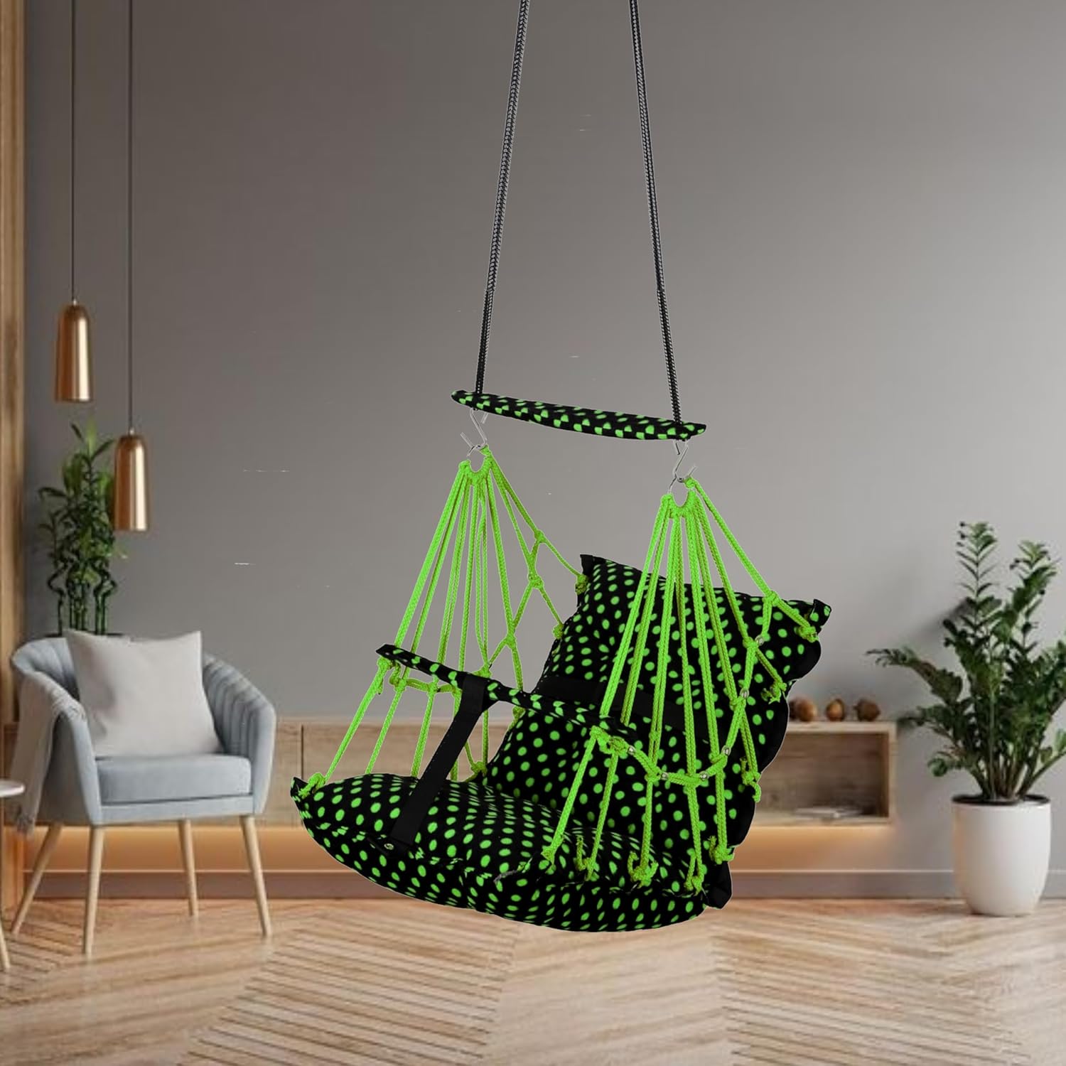 

Детские качели из хлопка для детей, складные и моющиеся, для детей от 1 до 5 лет, подарок для новорожденных, мягкая джула с ремнем безопасности, удобная для переноски, с замком безопасности