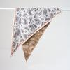 New Korean Literary Cashew Flower Triangle Scarf Double-sided Printed Belt Fashionable Versatile Imitation Silk Triangle Silk Scarf