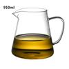 Hitzebeständiger Klarer Glas-Teekrug, Quadratisches Kreatives Chinesisches Tee-Set-Zubehör, Chahai, Milchglas-Kaffeekanne, Wasserkanne
