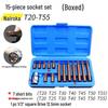 40-Piece Star and Hex Bit Socket Set for Auto Repair and Maintenance