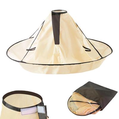Hair Cutting Cloak Waterproof Adult Hair Cutting Cloak Foldable Umbrella Cape Salon Barber Home Hairdressing Cape Cover Cloth