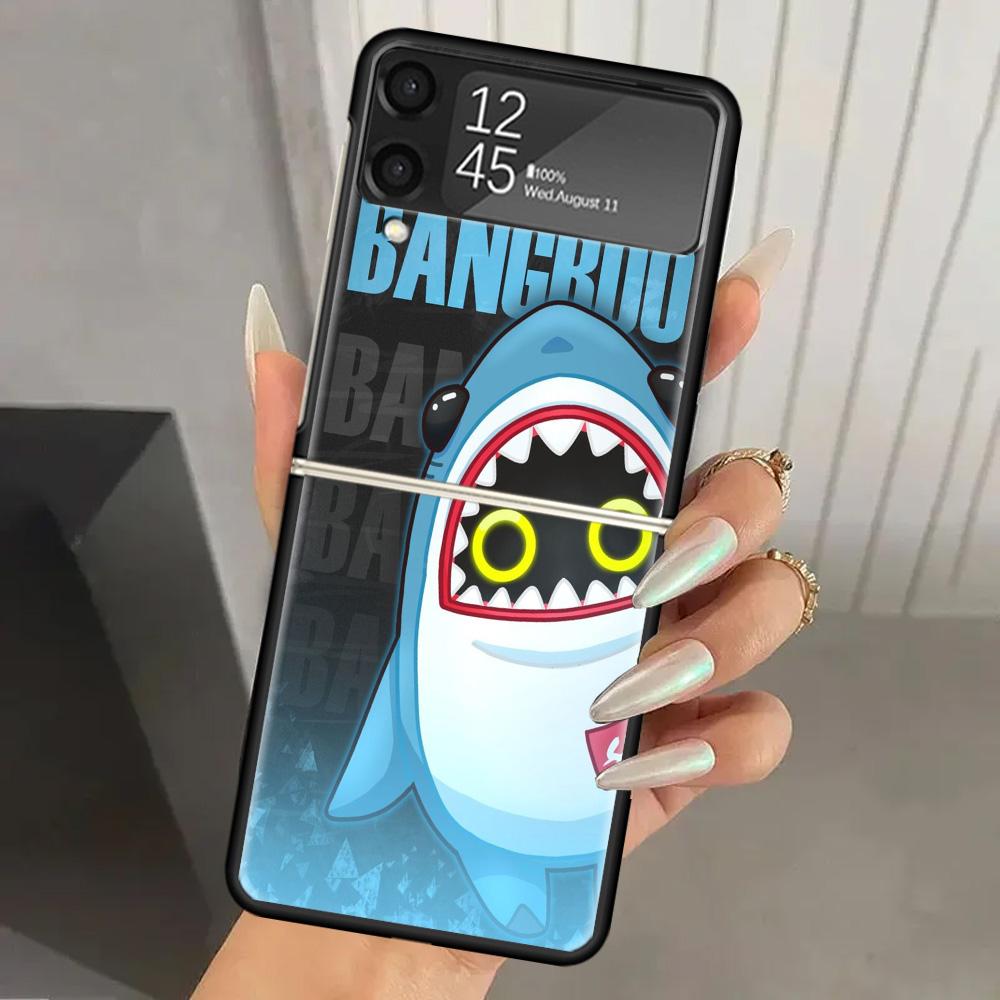Zenless Zone Zero ZZZ Bangboo Hard PC Phone Case For Samsung Galaxy Z Flip 7 6 5 4 3 Black ZFlip7 ZFlip6 Flip5 Flip4 Flip3 5G Pr