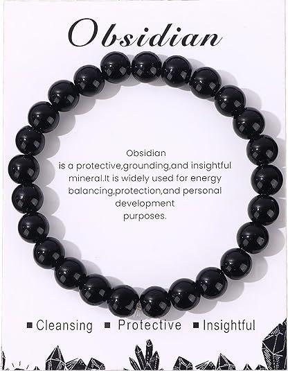 

Браслет из натурального камня тигровый глаз аметист на эластичной веревке с бусинами для мужчин и женщин, подарок дружбы, браслет из белого картона