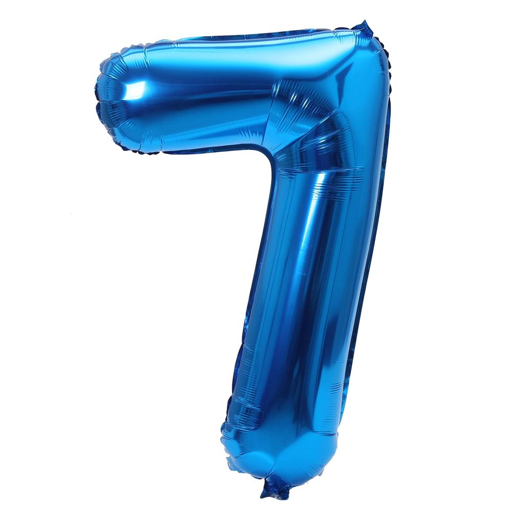 32inch Blue Number Foil Balloon 0-9 for Birthday Party Decoration Baby Shower Supplie Boy Man Toddler Baby Birthday Decoration
