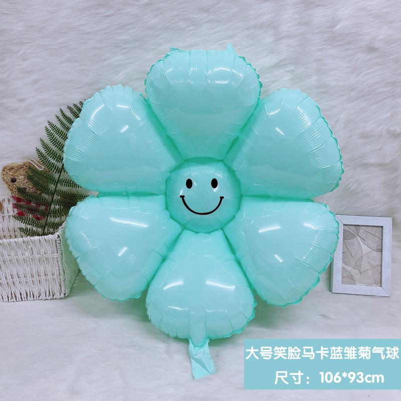 Wind White Little Daisy Balloon Egg Flower Chrysanthemum Birthday Arrangement Smiley Face Sun Flower Balloon