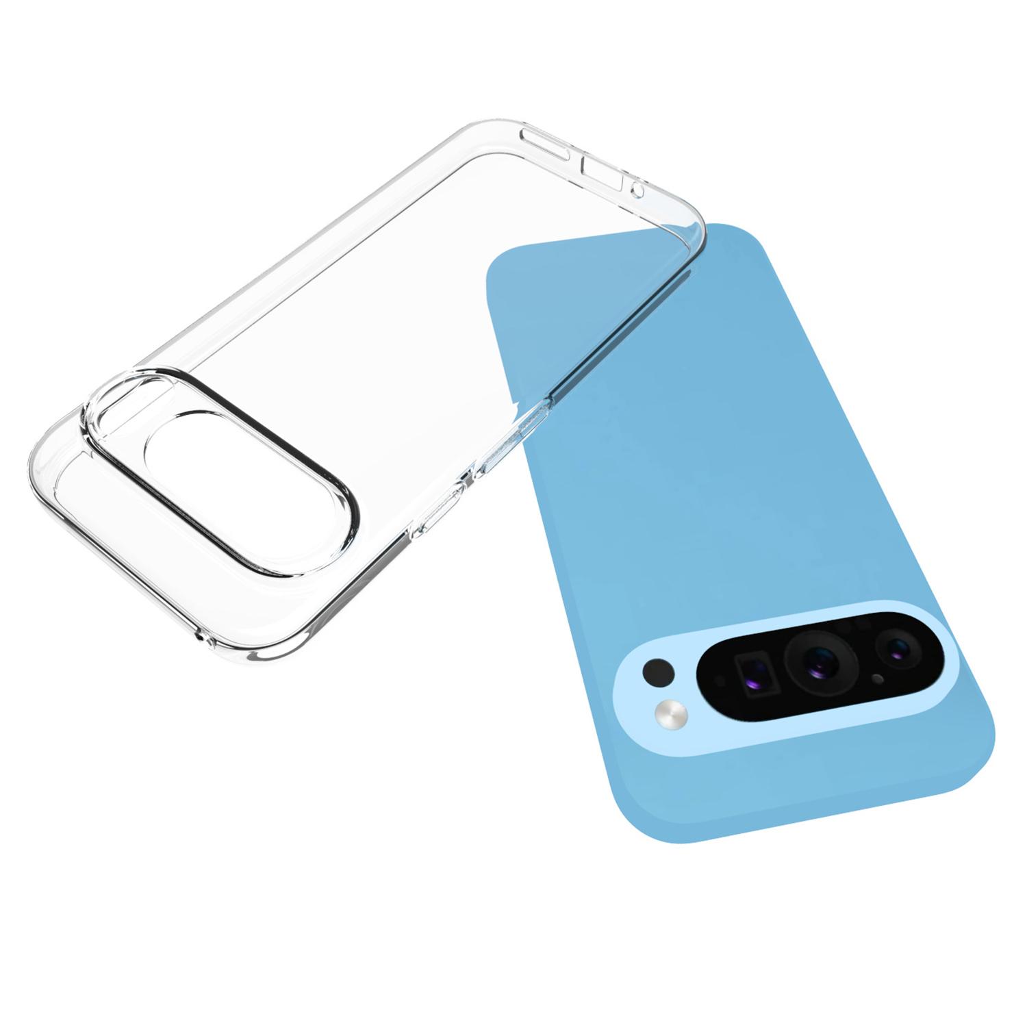

For Google Pixel 9/Pixel 9 Pro Clear Phone Case Soft TPU Back Cover Watermark-Free A